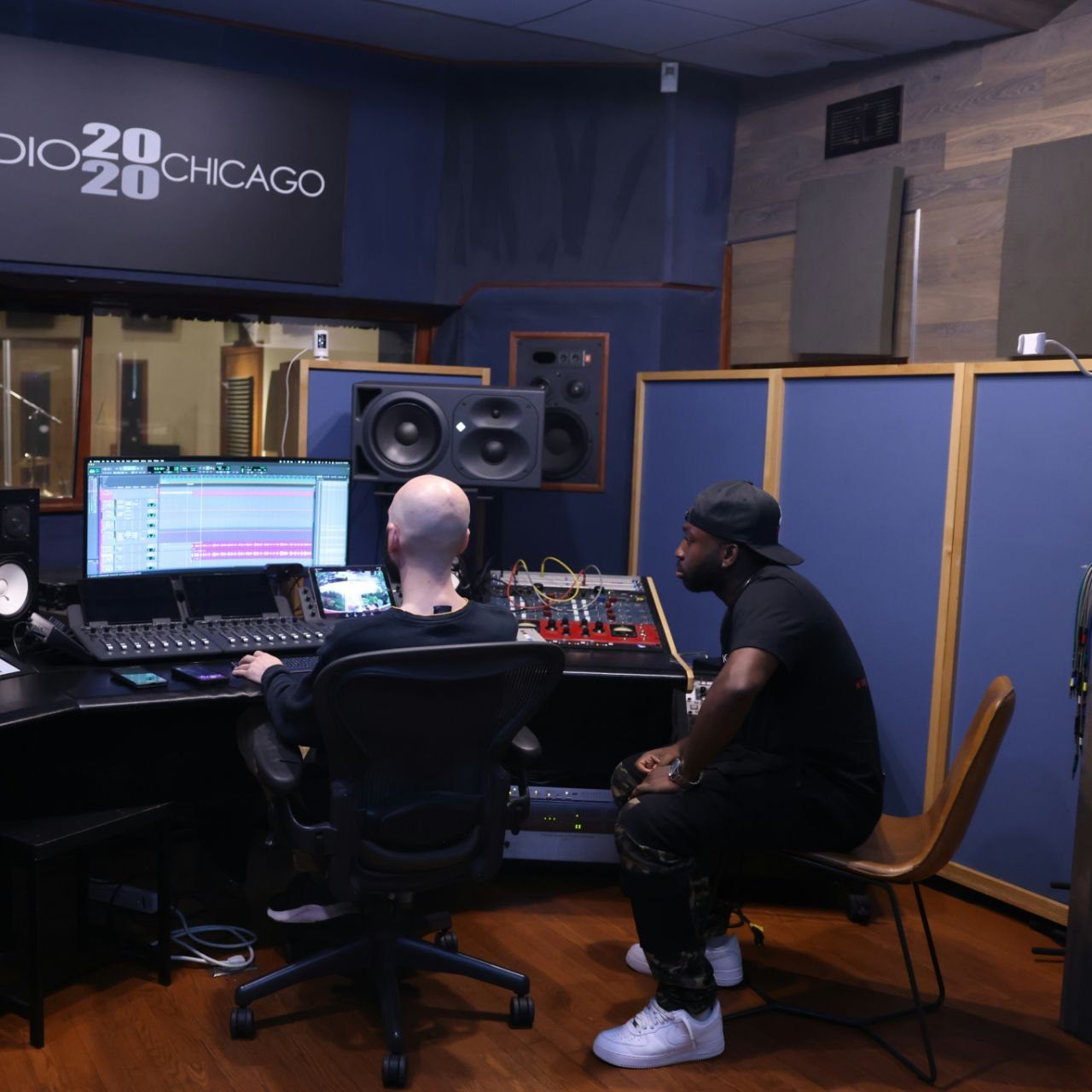 Audio mixing studio preview